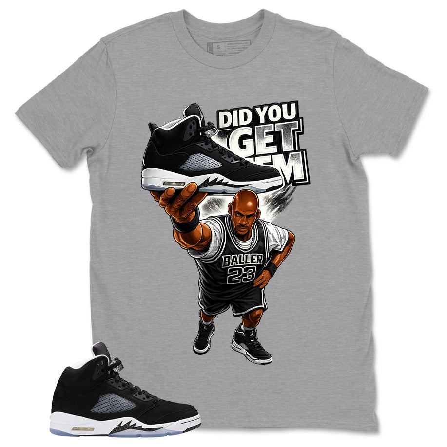 Cool Grey Oreo 5s Zadago Shirt Did You Get Em Graphic
