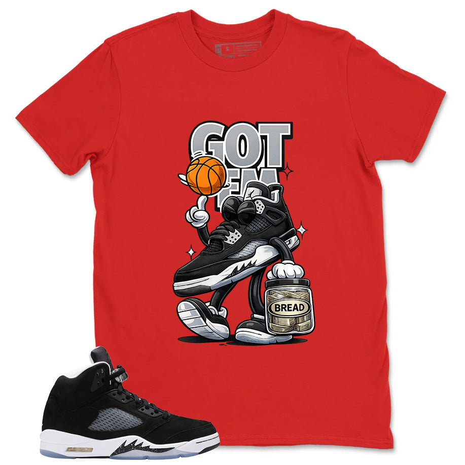 Cool Grey Oreo 5s Zadago Shirt Got 'Em Bread Graphic