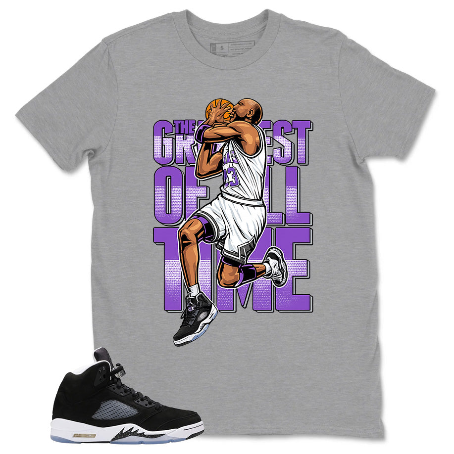 Cool Grey Oreo 5s Zadago Shirt Greatest Of All Time Graphic