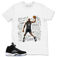 Cool Grey Oreo 5s Zadago Shirt Jordan 23 All Star Graphic