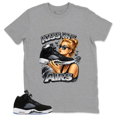 Cool Grey Oreo 5s Zadago Shirt Kiss My Airs Graphic