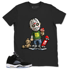 Cool Grey Oreo 5s Zadago Shirt Little Jason Graphic