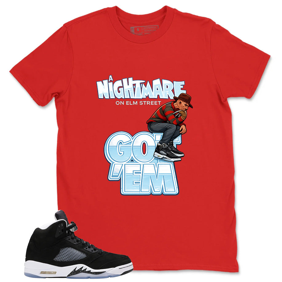 Cool Grey Oreo 5s Zadago Shirt Nightmare On Elm Street Graphic