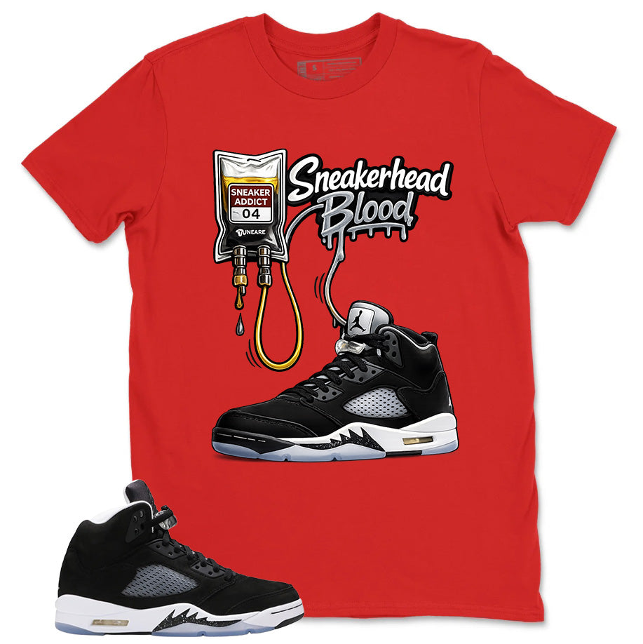 Cool Grey Oreo 5s Zadago Shirt Sneakerhead Blood Graphic