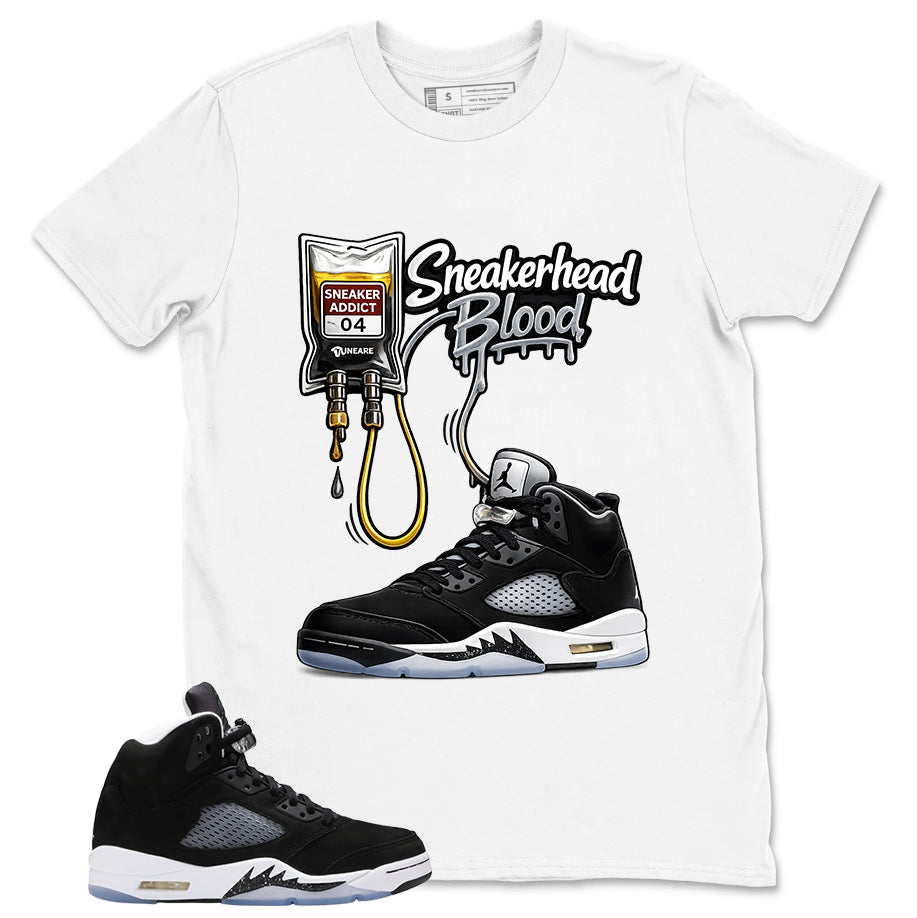 Cool Grey Oreo 5s Zadago Shirt Sneakerhead Blood Graphic