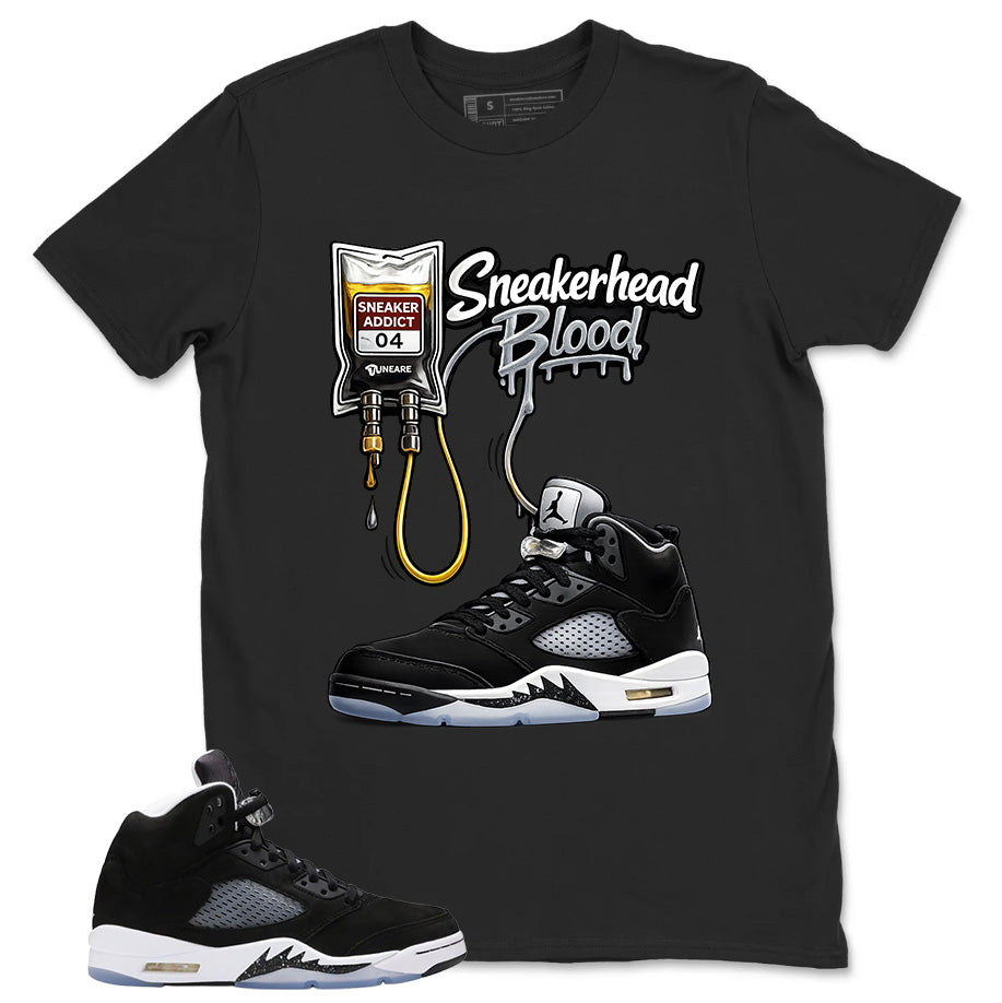 Cool Grey Oreo 5s Zadago Shirt Sneakerhead Blood Graphic