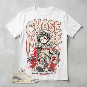 Cream Muslin 3s Zadago Shirt Chase More Graphic