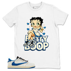 Cream Travis Scott Fragment Sail Military Blue 1s Shirt Betty Boop Graphic
