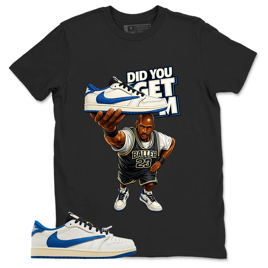 Cream Travis Scott Fragment Sail Military Blue 1s Shirt Did You Get Em Graphic