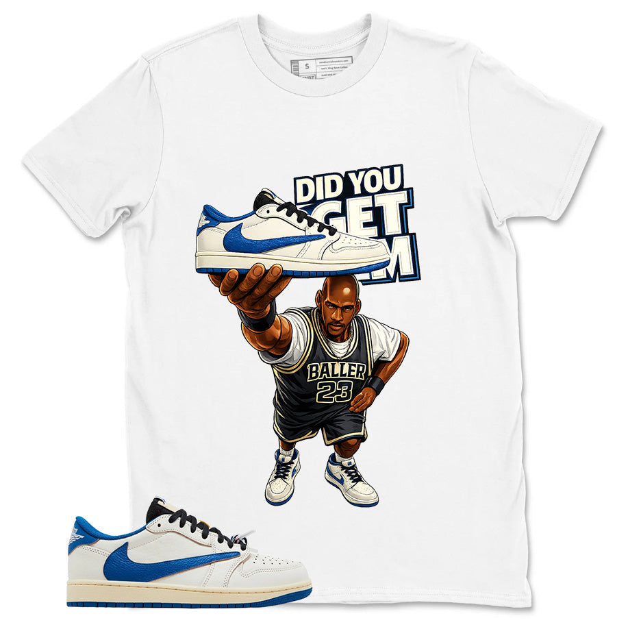 Cream Travis Scott Fragment Sail Military Blue 1s Shirt Did You Get Em Graphic