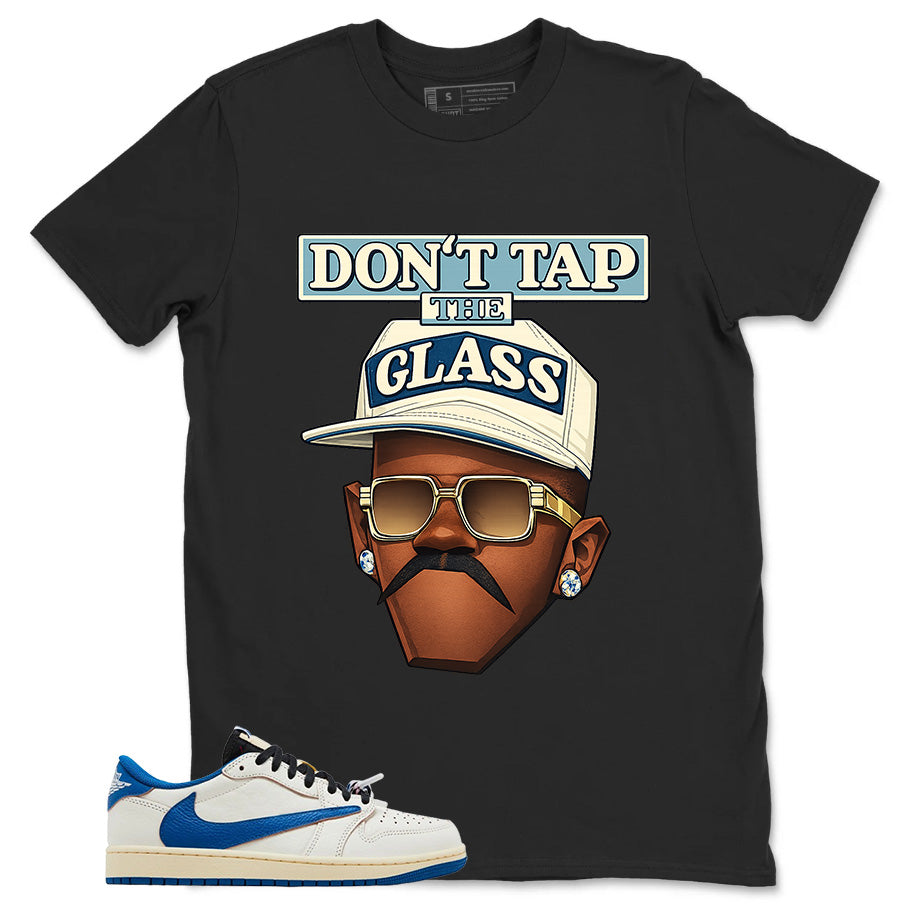 Cream Travis Scott Fragment Sail Military Blue 1s Shirt Don't Tap The Glass Graphic