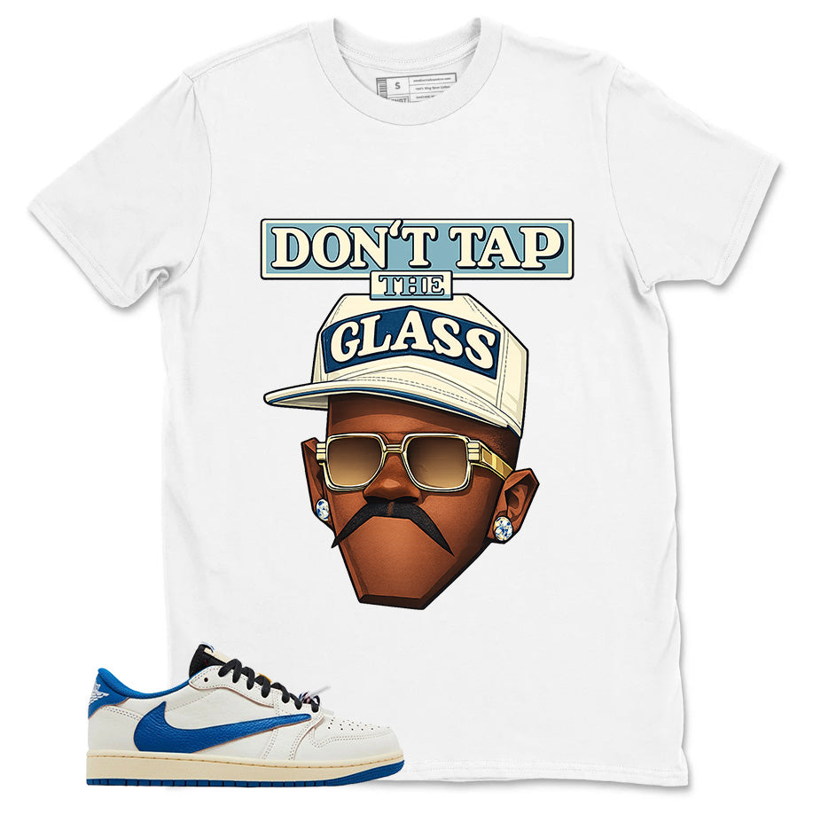 Cream Travis Scott Fragment Sail Military Blue 1s Shirt Don't Tap The Glass Graphic