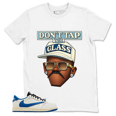Cream Travis Scott Fragment Sail Military Blue 1s Shirt Don't Tap The Glass Graphic