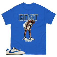 Cream Travis Scott Fragment Sail Military Blue 1s Shirt Goat Rare Air Graphic