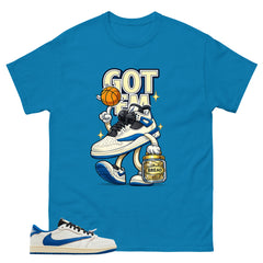 Cream Travis Scott Fragment Sail Military Blue 1s Shirt Got Em Bread Graphic