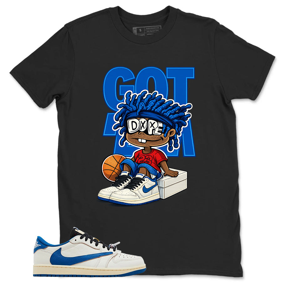 Cream Travis Scott Fragment Sail Military Blue 1s Shirt Got Em Dope Graphic