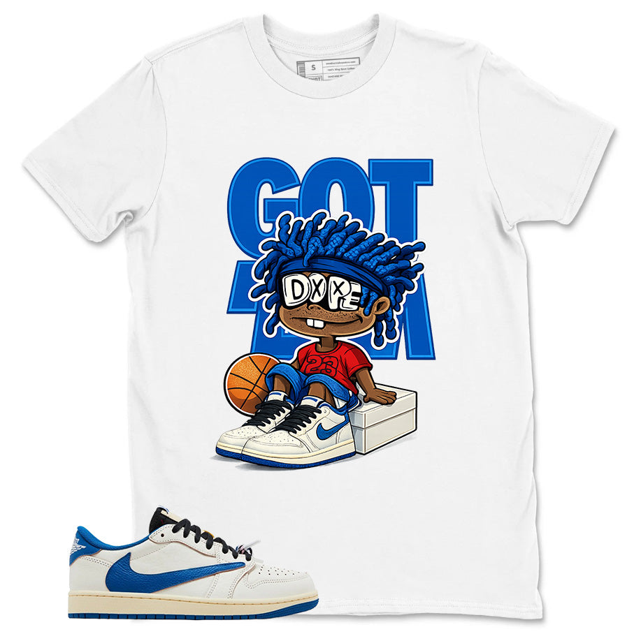 Cream Travis Scott Fragment Sail Military Blue 1s Shirt Got Em Dope Graphic