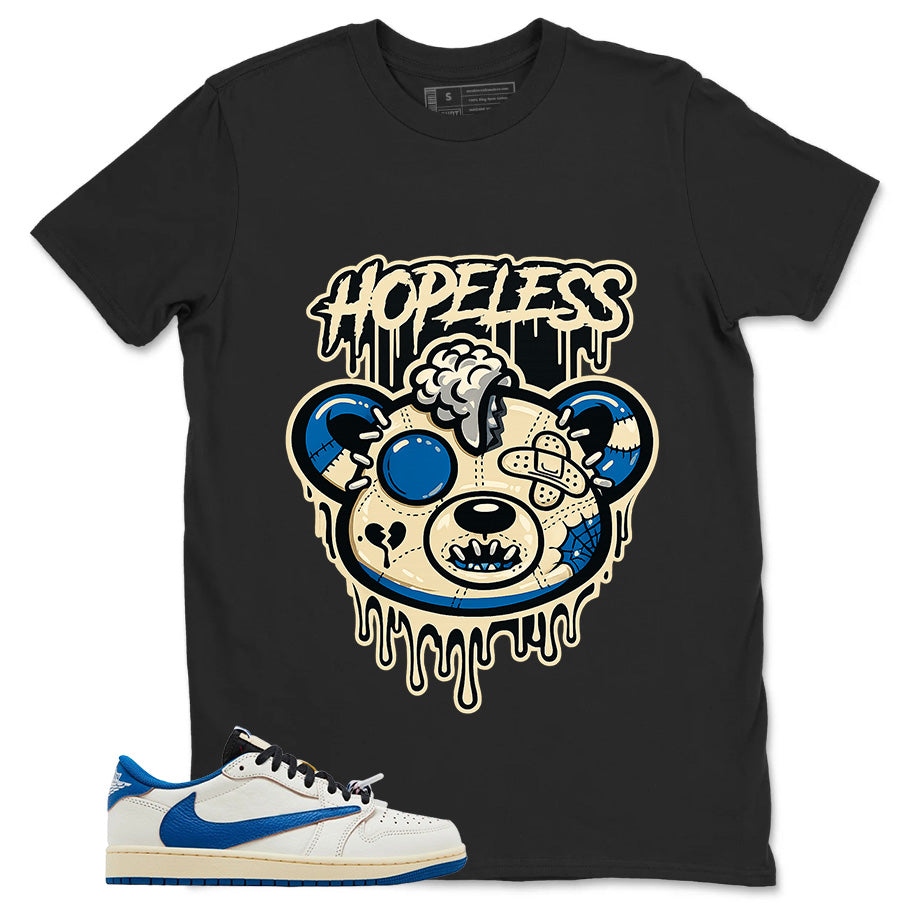 Cream Travis Scott Fragment Sail Military Blue 1s Shirt Hopeless Graphic