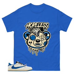 Cream Travis Scott Fragment Sail Military Blue 1s Shirt Hopeless Graphic