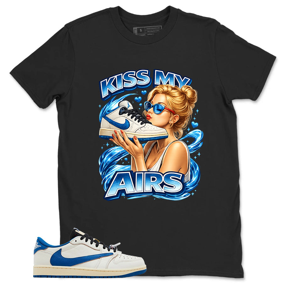Cream Travis Scott Fragment Sail Military Blue 1s Shirt Kiss My Airs Graphic