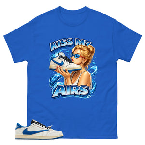 Cream Travis Scott Fragment Sail Military Blue 1s Shirt Kiss My Airs Graphic