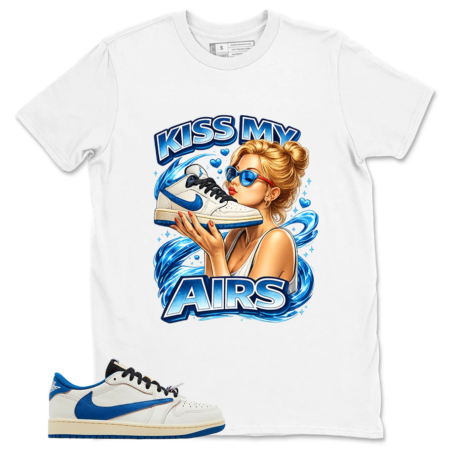 Cream Travis Scott Fragment Sail Military Blue 1s Shirt Kiss My Airs Graphic