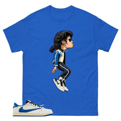 Cream Travis Scott Fragment Sail Military Blue 1s Shirt M.Jackson Tiptoe Graphic