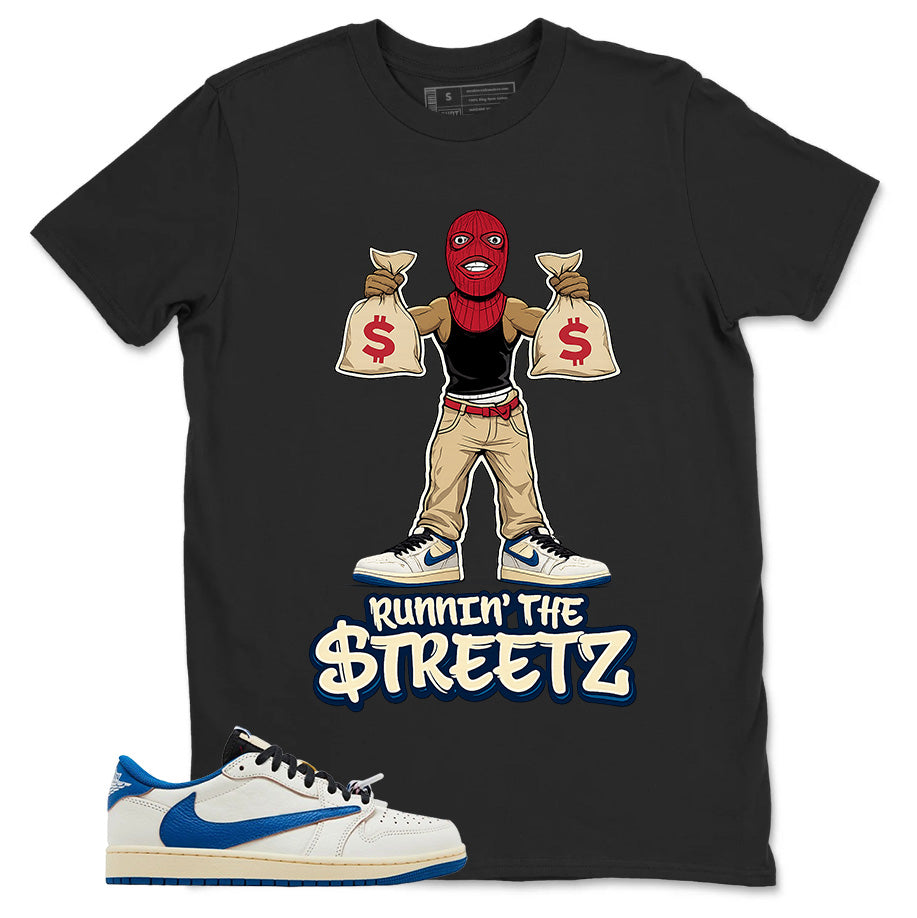 Cream Travis Scott Fragment Sail Military Blue 1s Shirt Runnin The Street Graphic
