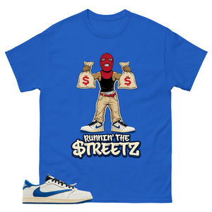 Cream Travis Scott Fragment Sail Military Blue 1s Shirt Runnin The Street Graphic