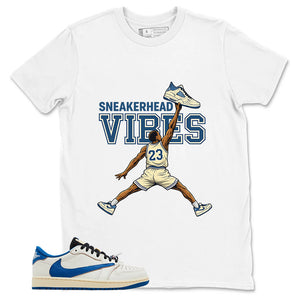 Cream Travis Scott Fragment Sail Military Blue 1s Shirt Sneakerhead Vibes Graphic