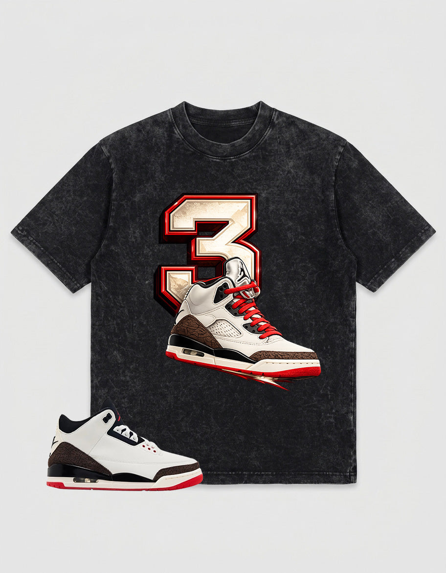 Cream World’s Best Dad 3s Zadago Washed T-shirt 3s Sneaker Graphic