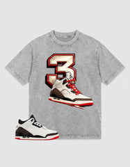 Cream World’s Best Dad 3s Zadago Washed T-shirt 3s Sneaker Graphic