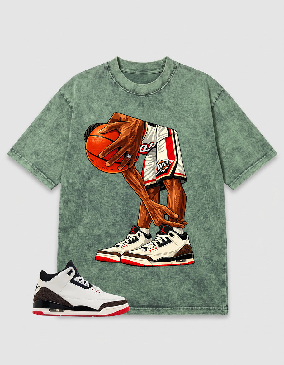 Cream World’s Best Dad 3s Zadago Washed T-shirt Ball Time Graphic