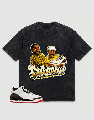 Cream World’s Best Dad 3s Zadago Washed T-shirt Daaamn Sneaker Graphic