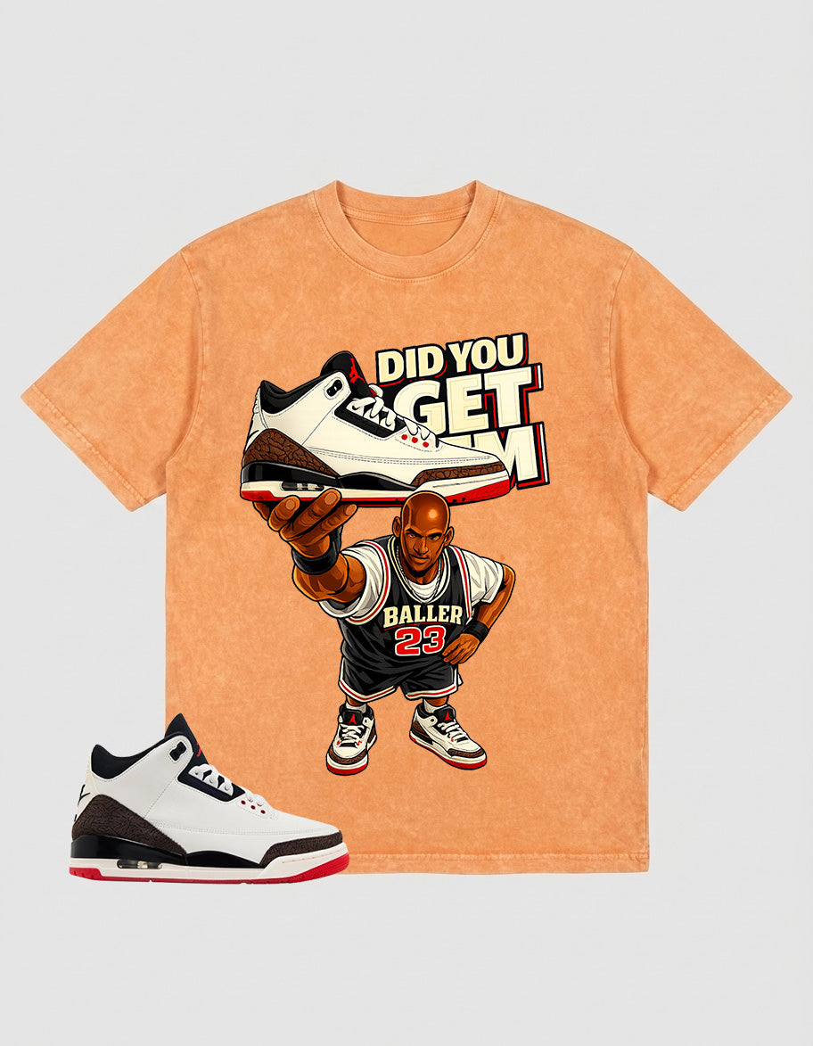 Cream World’s Best Dad 3s Zadago Washed T-shirt Did You Get Em Graphic