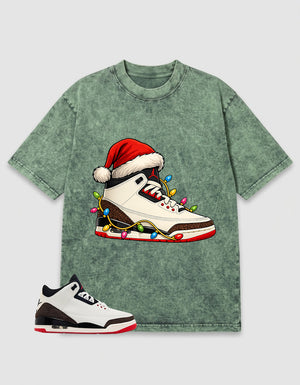 Cream World’s Best Dad 3s Zadago Washed T-shirt Kickmas Graphic