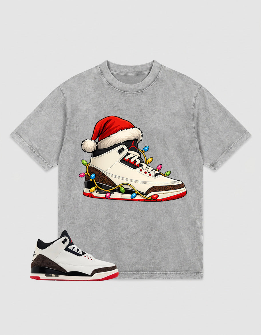 Cream World’s Best Dad 3s Zadago Washed T-shirt Kickmas Graphic