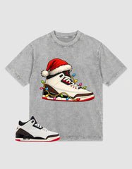 Cream World’s Best Dad 3s Zadago Washed T-shirt Kickmas Graphic