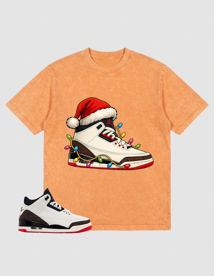 Cream World’s Best Dad 3s Zadago Washed T-shirt Kickmas Graphic