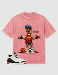 Cream World’s Best Dad 3s Zadago Washed T-shirt Mars Blackmon Graphic