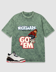 Cream World’s Best Dad 3s Zadago Washed T-shirt Nightmare On Elm Street Graphic