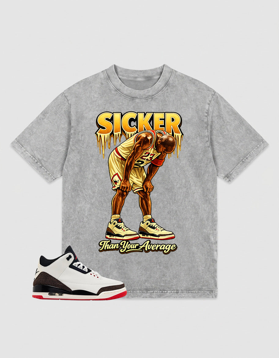 Cream World’s Best Dad 3s Zadago Washed T-shirt Sicker Graphic