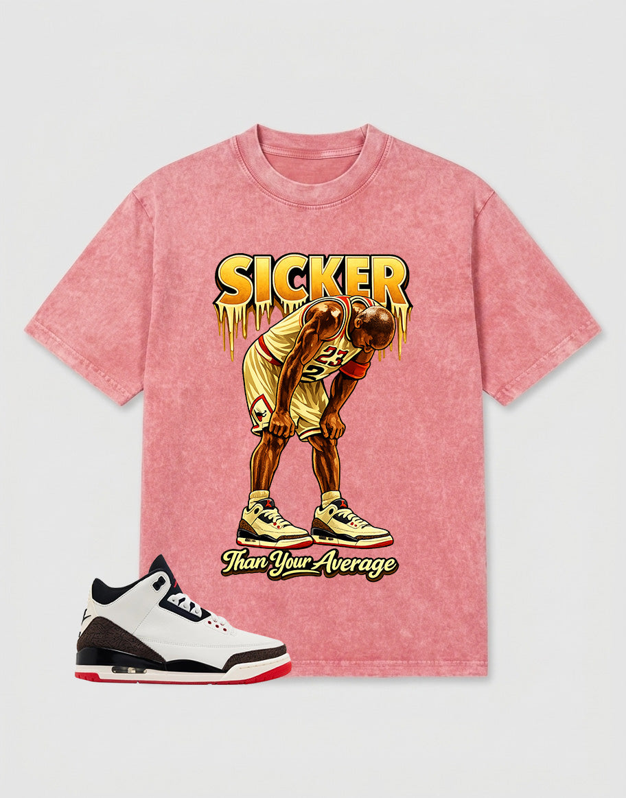 Cream World’s Best Dad 3s Zadago Washed T-shirt Sicker Graphic