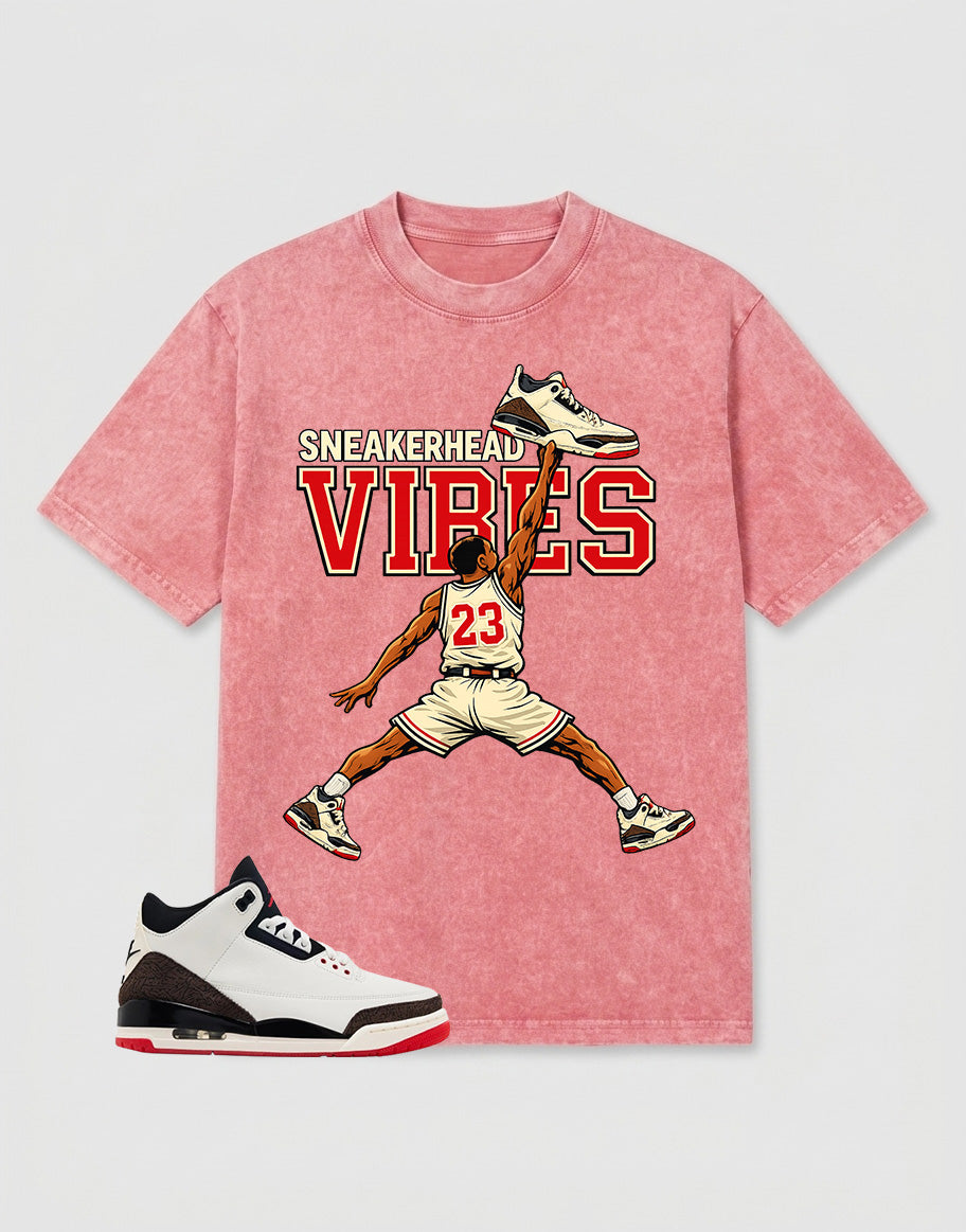 Cream World’s Best Dad 3s Zadago Washed T-shirt Sneakerhead Vibes Graphic