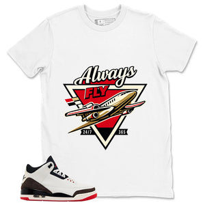 Cream World’s Best Dad 3s Zadago Shirt Always Fly Graphic