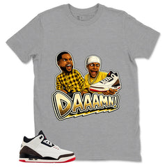 Cream World’s Best Dad 3s Zadago Shirt Daaamn Sneaker Graphic