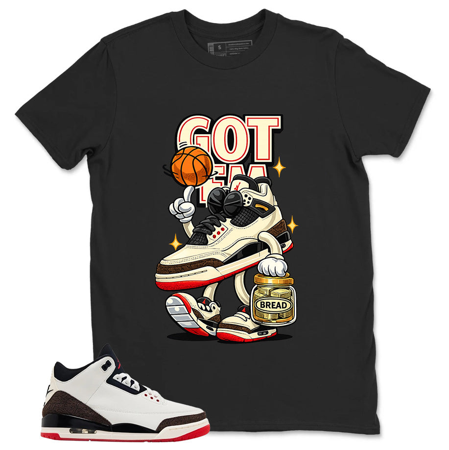 Cream World’s Best Dad 3s Zadago Shirt Got 'Em Bread Graphic