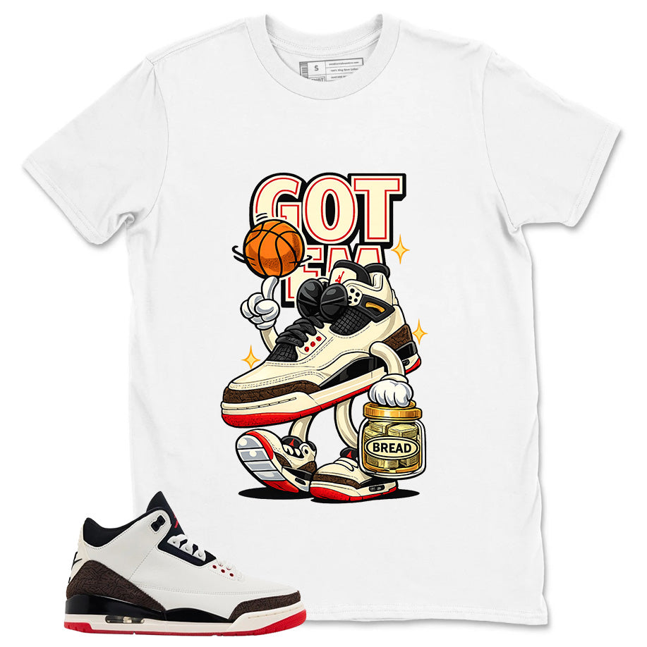 Cream World’s Best Dad 3s Zadago Shirt Got 'Em Bread Graphic