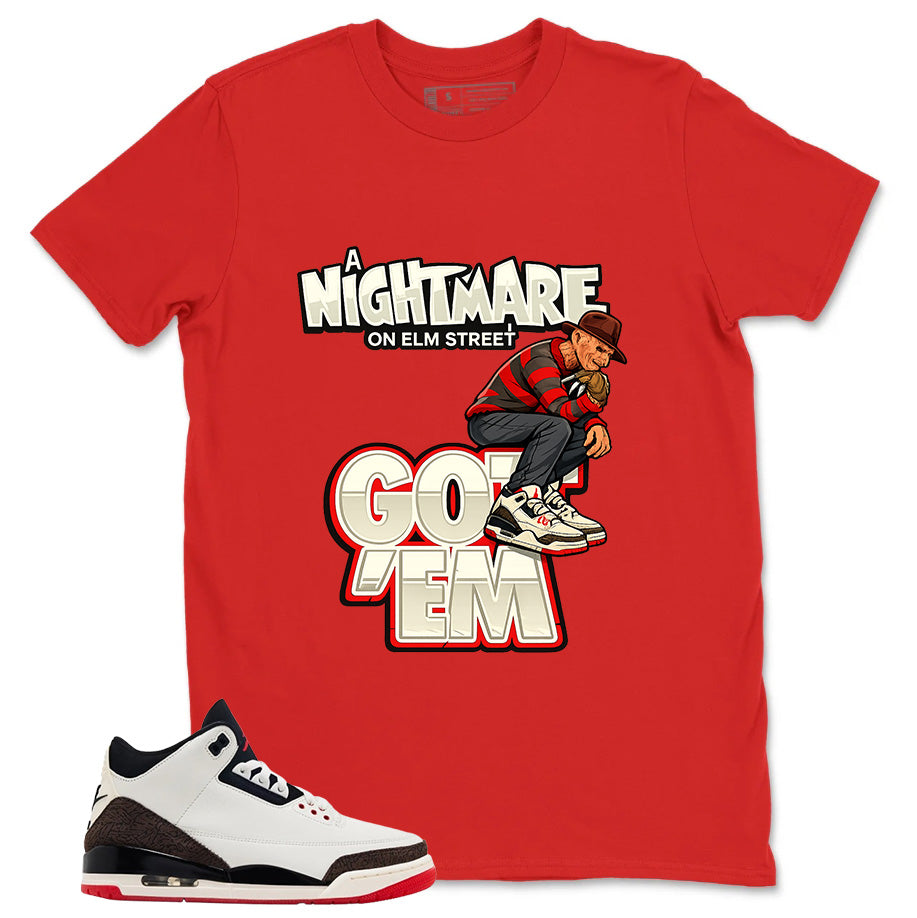 Cream World’s Best Dad 3s Zadago Shirt Nightmare On Elm Street Graphic