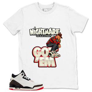 Cream World’s Best Dad 3s Zadago Shirt Nightmare On Elm Street Graphic